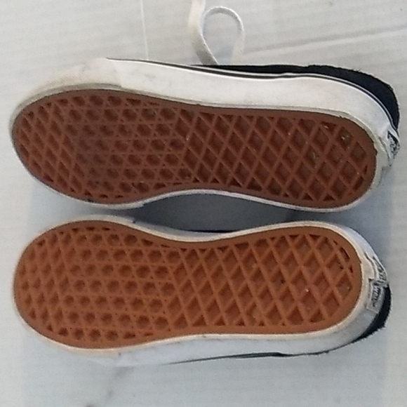 Vans girl's black suede sneakers size 1.5 - Picture 10 of 10